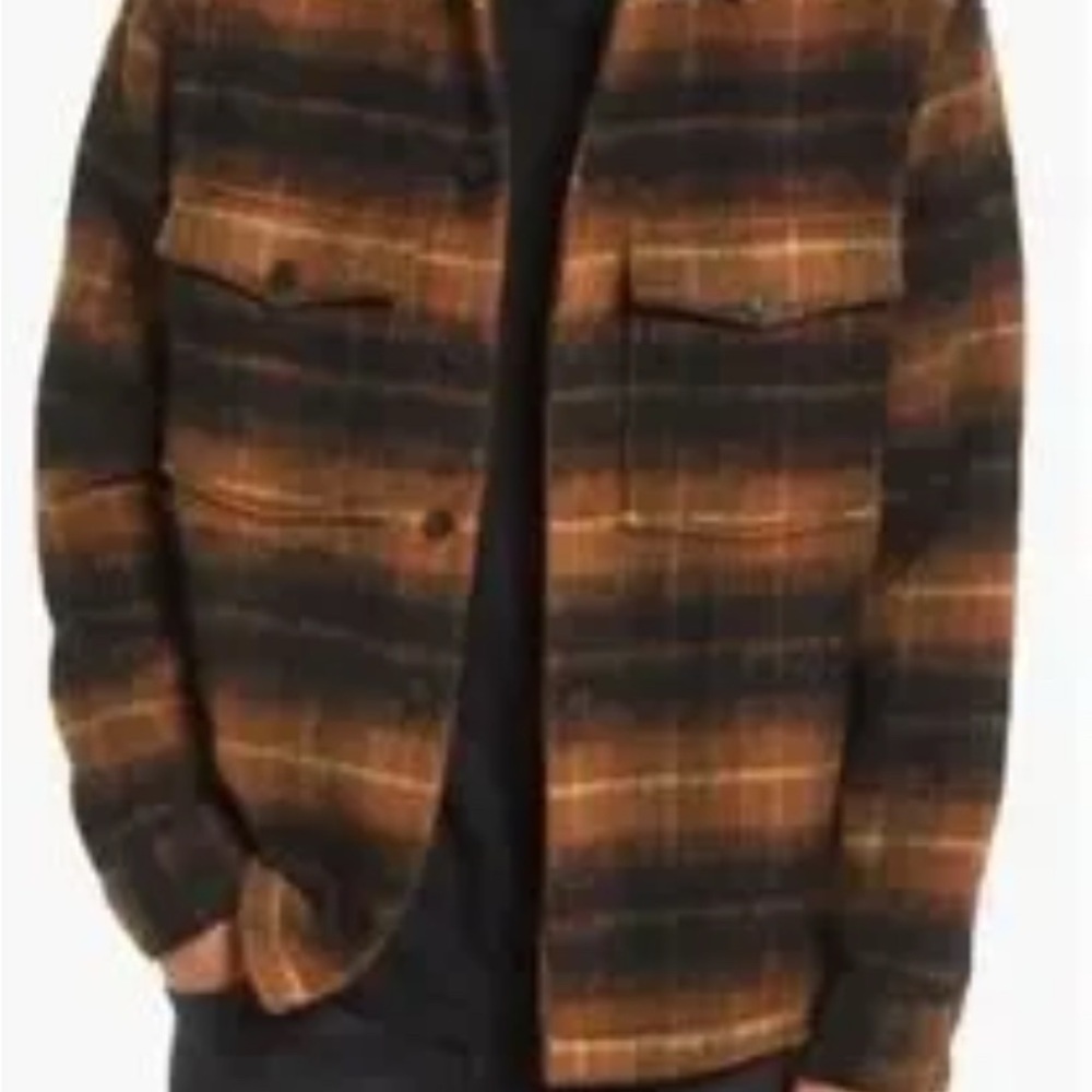 All Saints Men's Plaid Jacket - Black and Brown